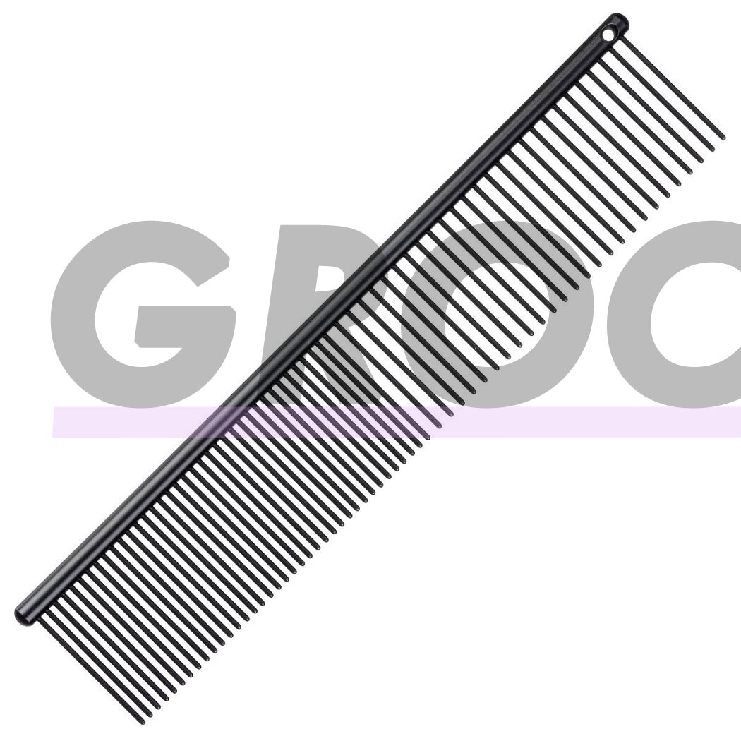 "Groom Professional" 20 см расческа Attistatic - смешанное расположение зубьев 50/50