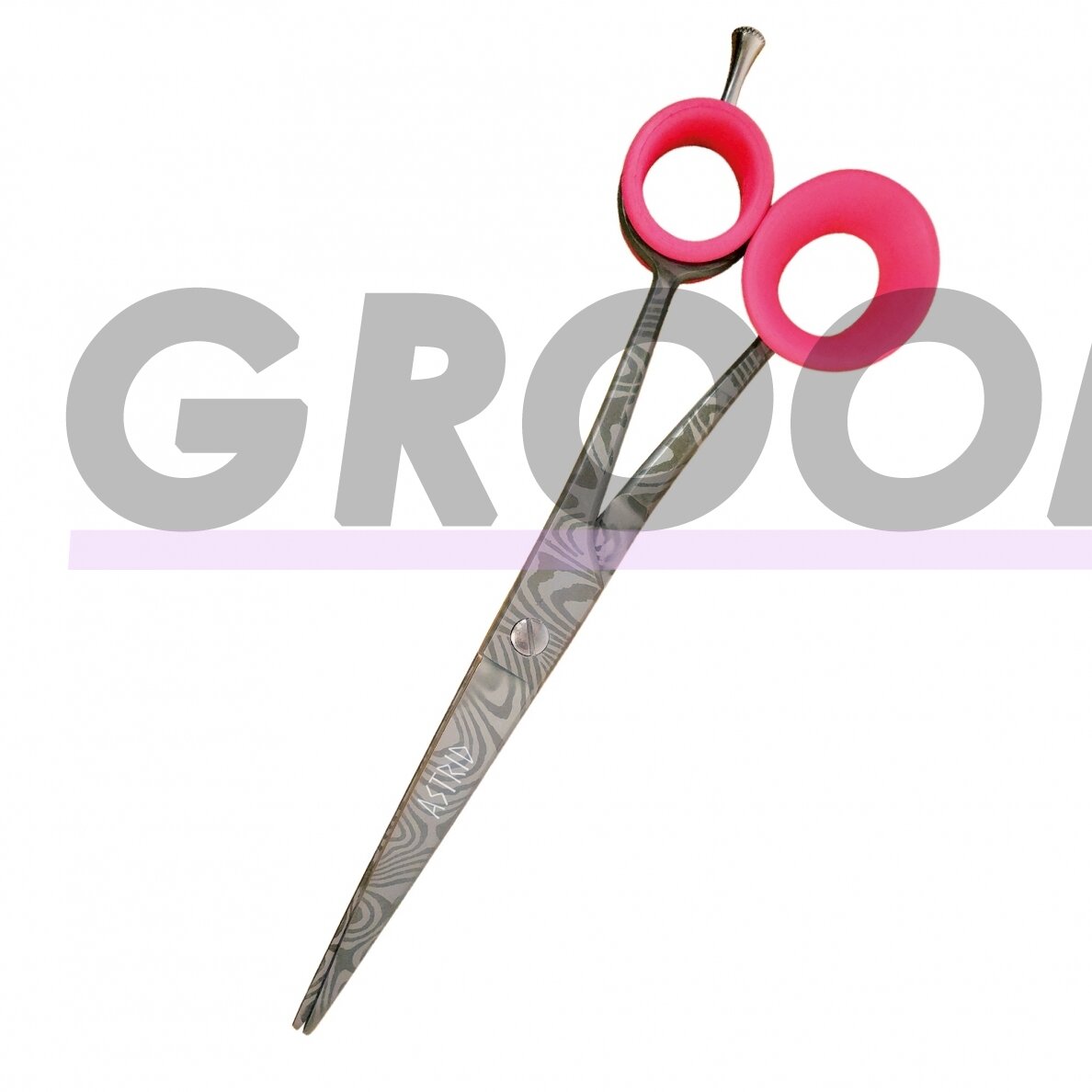 Groom Professional Astrid Straight Scissor 8" - tiesios žirklės su mikro pjūviu 21 cm. Groom Professional Astrid Straight Scissor 8" - tiesios žirklės su mikro pjūviu 21 cm.