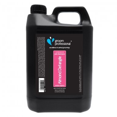 Groom Professional Almond Detangle Shampoo 4l - migdolų šampūnas palengvinantis iššukavimą. Talpa: 4L