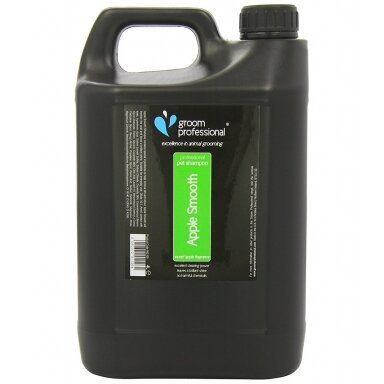 Groom Professional Apple Smooth Shampoo 4L - universalus šampūnas su žaliųjų obuolių ekstraktu. Talpa: 4L