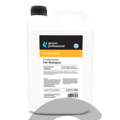 Groom Professional Banana Sheen Shampoo - drėkinamasis šampūnas visų tipų plaukams