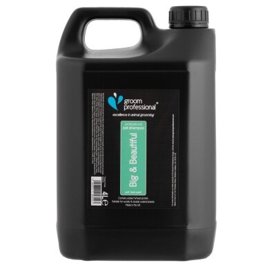 Groom Professional Big & Beautiful Volumising Shampoo - „Groom Professional“ šampūnas suteikiantis apimties tankiam kailiui. Talpa: 4L Groom Professional Big & Beautiful Volumising Shampoo - „Groom Professional“ šampūnas suteikiantis apimties tankiam kailiui. Talpa: 4L