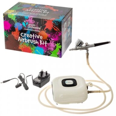 Groom Professional Creative Airbrush Kit - aerografas Groom Professional Creative Airbrush Kit - aerografas