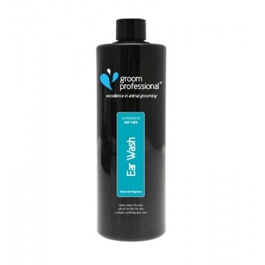 Groom Professional Ear Wash - ausų valymo skystis - talpa: 1L Groom Professional Ear Wash - ausų valymo skystis - talpa: 1L