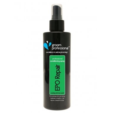 Groom Professional Evening Primrose Oil Shine - universalus gydomasis kondicionierius su nakvišų aliejumi Groom Professional Evening Primrose Oil Shine - universalus gydomasis kondicionierius su nakvišų aliejumi