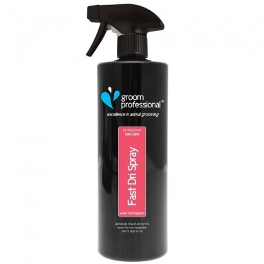 Groom Professional Fast Dri Spray - preparatas sutrumpinantis džiūvimo laiką 50% Groom Professional Fast Dri Spray - preparatas sutrumpinantis džiūvimo laiką 50%