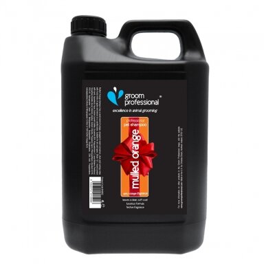 Groom Professional Mulled Orange Shampoo 4l - giliai valantis šampūnas, koncentratas 1:12 Groom Professional Mulled Orange Shampoo 4l - giliai valantis šampūnas, koncentratas 1:12