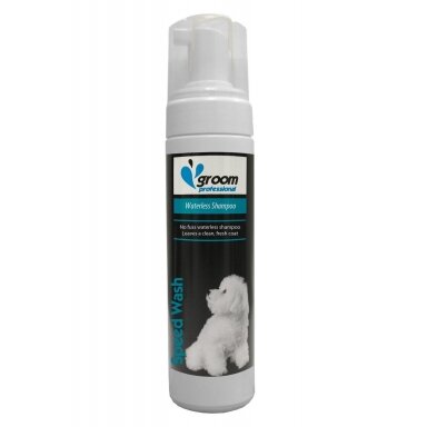 Groom Professional Speed Wash Waterless Foam 200ml - sausas putų šampūnas. Talpa: 200ml