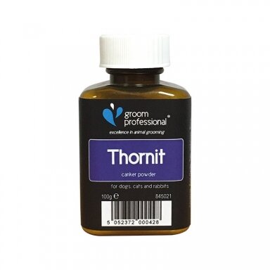 Groom Professional Thornit Ear Powder - gydomieji milteliai, apsaugantys nuo ausų, odos ir išangės infekcijos Groom Professional Thornit Ear Powder - gydomieji milteliai, apsaugantys nuo ausų, odos ir išangės infekcijos