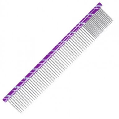 "Chadog" metalinės šukos 20 cm mišrios 80/20 - 4 spalvų pasirinkimas - Spalva: violetinė