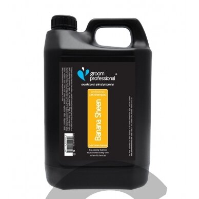 Groom Professional Banana Sheen Shampoo - drėkinamasis šampūnas visų tipų plaukams