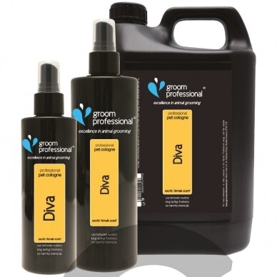 Groom Professional Diva Cologne - parfumuotas vanduo šunims Groom Professional Diva Cologne - parfumuotas vanduo šunims