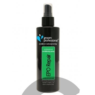 Groom Professional Evening Primrose Oil Shine - universalus gydomasis kondicionierius su nakvišų aliejumi Groom Professional Evening Primrose Oil Shine - universalus gydomasis kondicionierius su nakvišų aliejumi