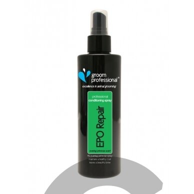 Groom Professional Evening Primrose Oil Shine - universalus gydomasis kondicionierius su nakvišų aliejumi Talpa: 500ml Groom Professional Evening Primrose Oil Shine - universalus gydomasis kondicionierius su nakvišų aliejumi Talpa: 500ml