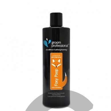 Groom Professional Foy Poop Shampoox -Šampūnas  itin nešvariems gyvūnų plaukams. Talpa: 450ml
