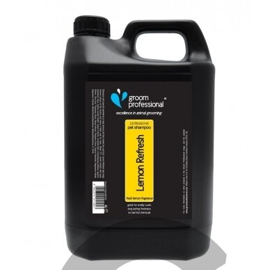 Groom Professional Lemon Refresh Shampoo - riebalus šalinantis ir atgaivinantis šampūnas Groom Professional Lemon Refresh Shampoo - riebalus šalinantis ir atgaivinantis šampūnas