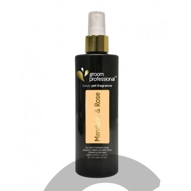 Groom Professional Mandarin & Rose Luxury Cologne - prabangus kvapusis vanduo šunims su mandarino ir rožės atspalviu - Talpa: 500ml Groom Professional Mandarin & Rose Luxury Cologne - prabangus kvapusis vanduo šunims su mandarino ir rožės atspalviu - Talpa: 500ml
