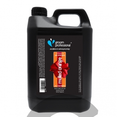 Groom Professional Mulled Orange Shampoo 4l - giliai valantis šampūnas, koncentratas 1:12 Groom Professional Mulled Orange Shampoo 4l - giliai valantis šampūnas, koncentratas 1:12
