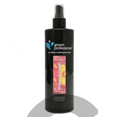 Groom Professional Rhubarb & Custard Cologne - parfumuotas vanduo šunims Groom Professional Rhubarb & Custard Cologne - parfumuotas vanduo šunims