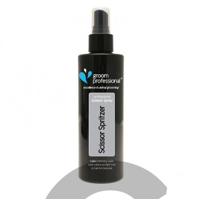 Groom Professional Scissor Spritzer - priemonė palengvinanti kirpimą žirklėmis Groom Professional Scissor Spritzer - priemonė palengvinanti kirpimą žirklėmis