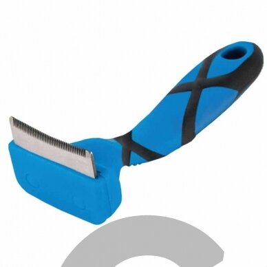 "Groom Professional Shed Stopper Medium" - nedidelis furminatorius apatiniam kailiui šalinti, 6,5 cm "Groom Professional Shed Stopper Medium" - nedidelis furminatorius apatiniam kailiui šalinti, 6,5 cm