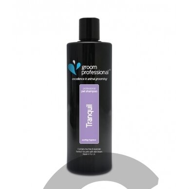 Groom Professional Tranquil Deodorising Shampoo - gaivus šampūnas, pašalinantis nemalonų kvapą. Talpa: 450ml Groom Professional Tranquil Deodorising Shampoo - gaivus šampūnas, pašalinantis nemalonų kvapą. Talpa: 450ml
