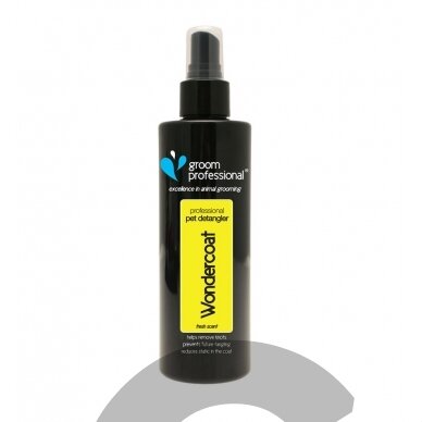 Groom Professional Wondercoat Detangling & Conditioning Spray - lengvinantis iššukavimą kondicionierius Groom Professional Wondercoat Detangling & Conditioning Spray - lengvinantis iššukavimą kondicionierius