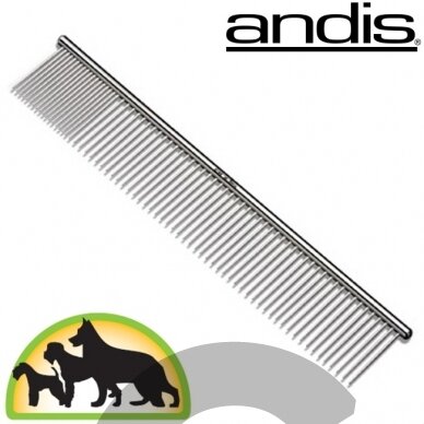 Andis 25cm metalinės šukos Andis 25cm metalinės šukos