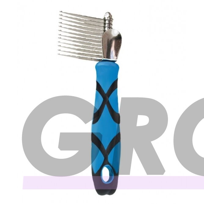 Groom Professional Dematting Comb - šoninė sąvėlų pjaustyklė didesniems šunims 9 ašmenys