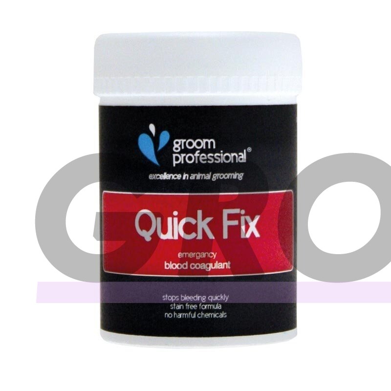 Groom Professional Quick Fix 30g - milteliai kraujavimui sustabdyti Groom Professional Quick Fix 30g - milteliai kraujavimui sustabdyti
