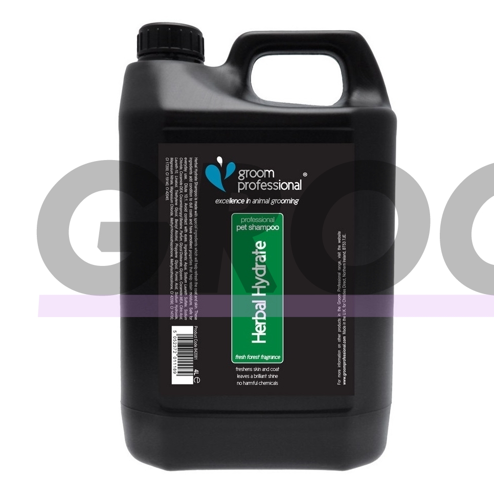 Groom Professional Herbal Hydrate Shampoo 4l - žolelių šampūnas Groom Professional Herbal Hydrate Shampoo 4l - žolelių šampūnas