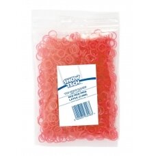 "Show Tech" latekso gumytės raudonos spalvos, 1000 vnt., 0,8 cm skersmens