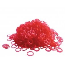 "Show Tech" latekso gumytės rožinės spalvos, 1000 vnt., 0,8 cm skersmens