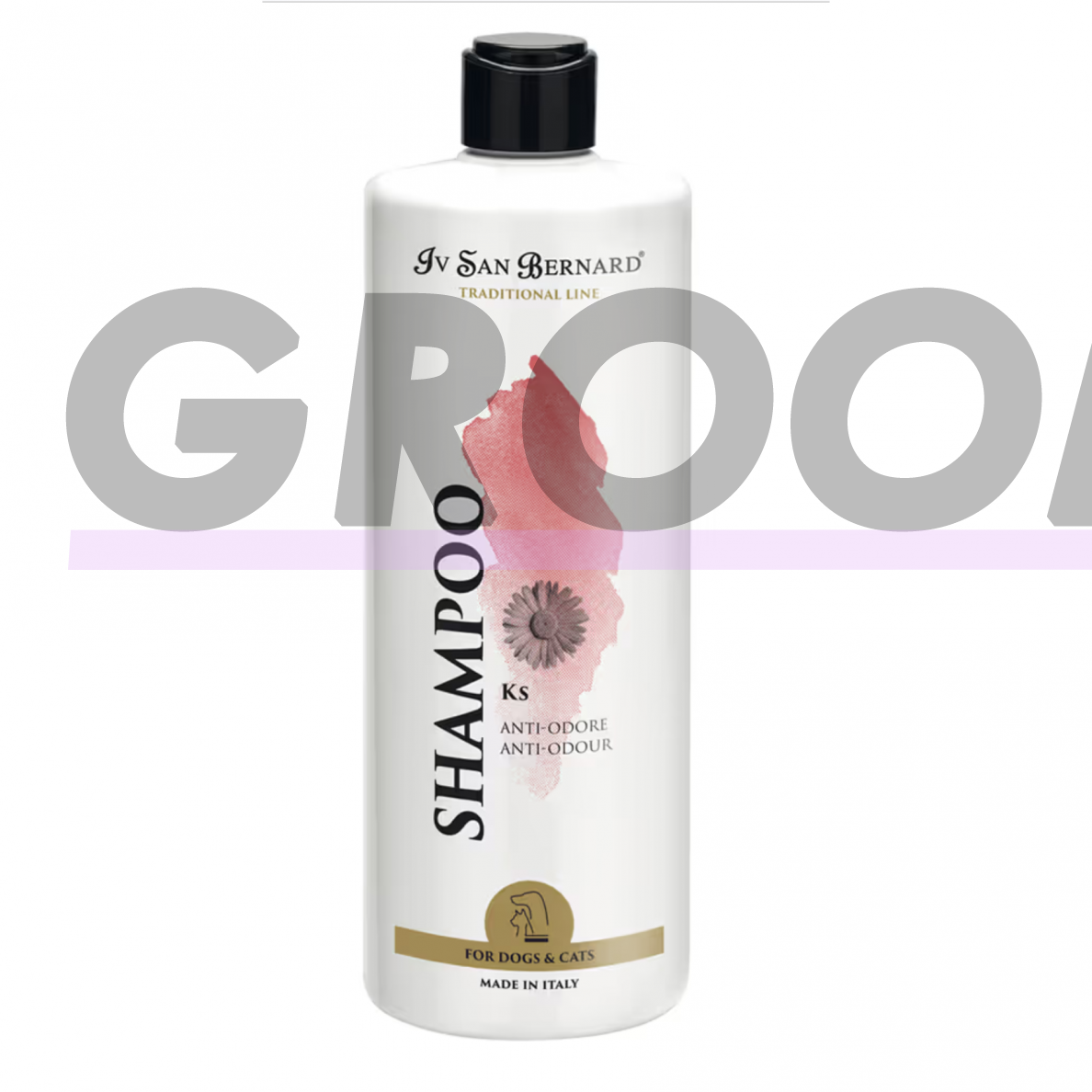 Iv San Bernard KS Anti-Odore Shampoo - šampūnas nemaloniam kailio kvapui šalinti, skirtas šunims ir katėms 1 Iv San Bernard KS Anti-Odore Shampoo - šampūnas nemaloniam kailio kvapui šalinti, skirtas šunims ir katėms 1