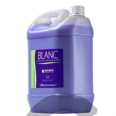 „Artero Blanc“ Shampoo - spalvą paryškinantis šampūnas šunims, skirtas baltam, juodam ir sidabriniam kailiui 7 „Artero Blanc“ Shampoo - spalvą paryškinantis šampūnas šunims, skirtas baltam, juodam ir sidabriniam kailiui 7