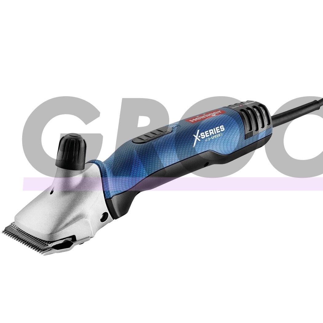 Heiniger Xperience 2-Speed 250W Tvirta ir profesionali 2 greičių žirgų ir galvijų kirpimo mašinėlė su 21/23 kirpimo galvute