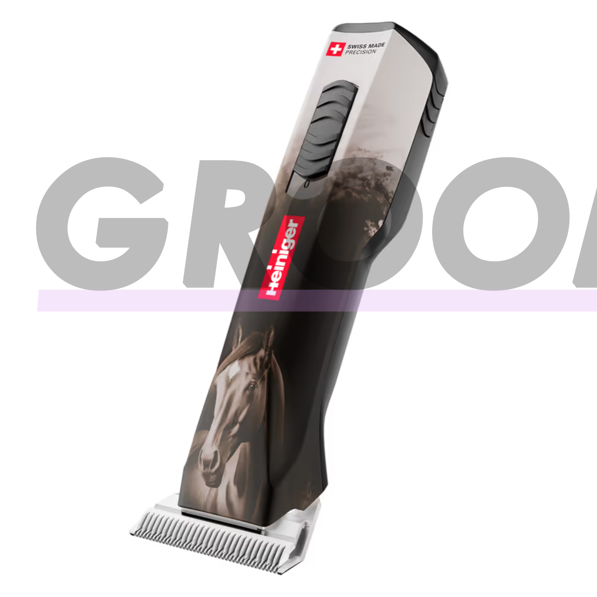 Heiniger Opal Horse Cordless Clipper – belaidė žirgų kirpimo mašinėlė, skirta preciziškiems darbams, su 10WF galvute. 3