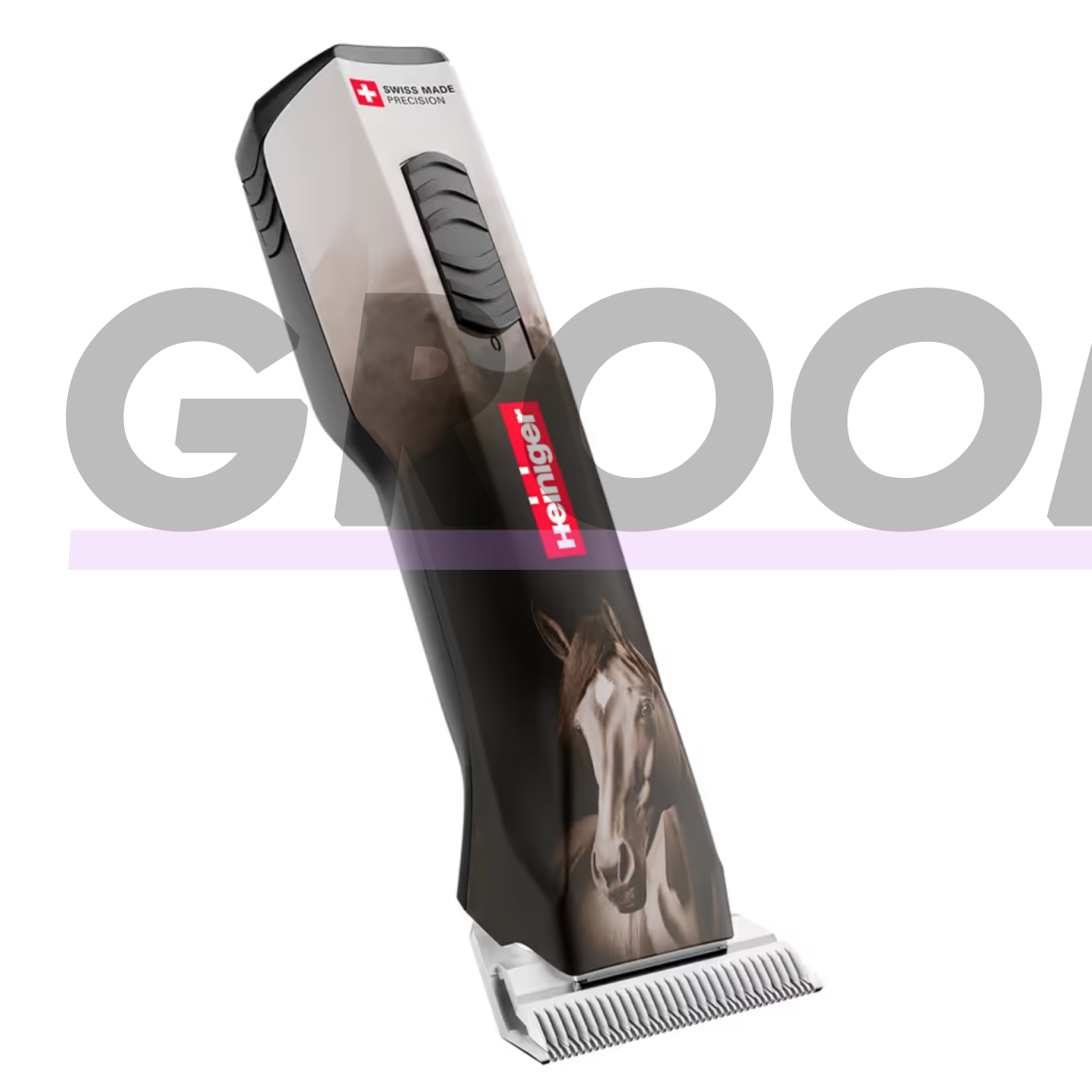 Heiniger Opal Horse Cordless Clipper – belaidė žirgų kirpimo mašinėlė, skirta preciziškiems darbams, su 10WF galvute. 4