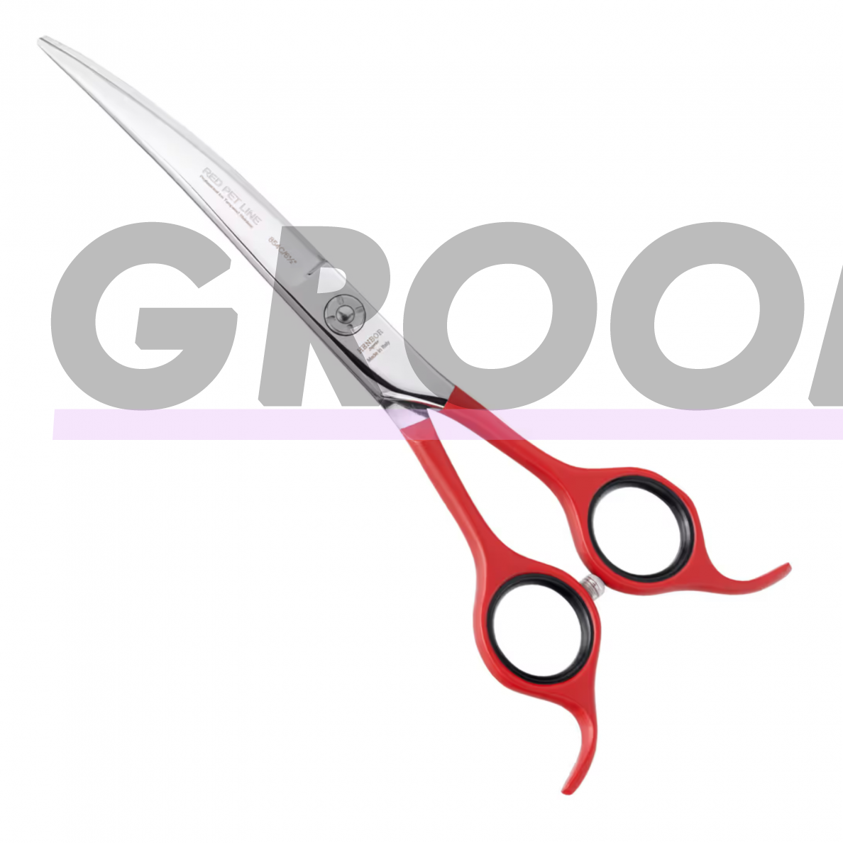 Scissors Ir Henbor Red Pet Line Curved Scissors 6,5