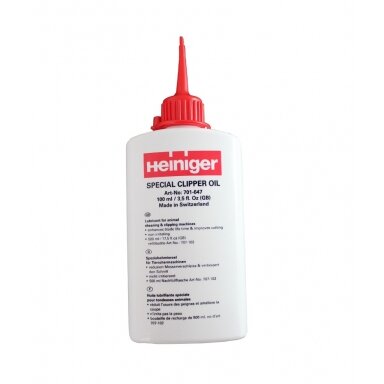 Heiniger Special Clipper Oil - alyva ašmenims prižiūrėti  - Talpa: 100ml