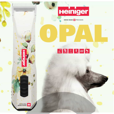 Heiniger Opal Floral – 2 greičių profesionali ir itin tyli belaidė gyvūnų kirpimo mašinėlė su 1,5 mm peiliuku 3