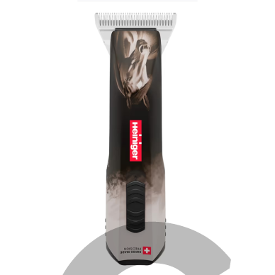 Heiniger Opal Horse Cordless Clipper – belaidė žirgų kirpimo mašinėlė, skirta preciziškiems darbams, su 10WF galvute.