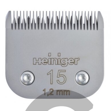 Heiniger ostrze nr 15 - kirpimo galvutė 1,2mm Heiniger ostrze nr 15 - kirpimo galvutė 1,2mm