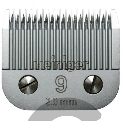 Heiniger ostrze nr 9 - kirpimo galvutė 2mm Heiniger ostrze nr 9 - kirpimo galvutė 2mm