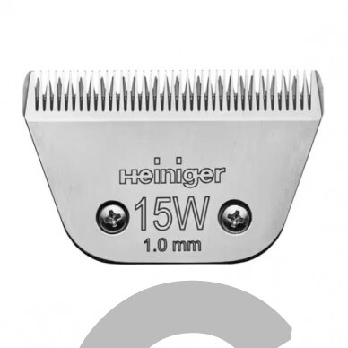 Heiniger Saphir Blade 15W - plati 1 mm Snap-On galvutė Heiniger Saphir Blade 15W - plati 1 mm Snap-On galvutė