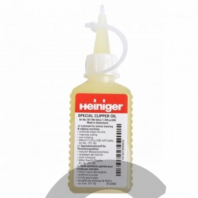 Heiniger Special Clipper Oil - alyva ašmenims prižiūrėti  - Talpa: 50ml