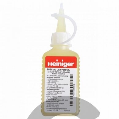 Heiniger Special Clipper Oil - alyva ašmenims prižiūrėti - Talpa: 50ml Heiniger Special Clipper Oil - alyva ašmenims prižiūrėti - Talpa: 50ml
