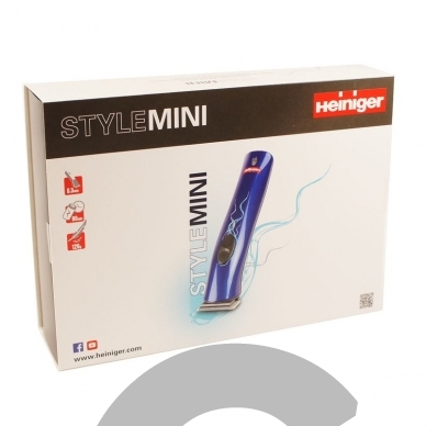 Heiniger Style Mini Trimmer belaidis trimeris 3 Heiniger Style Mini Trimmer belaidis trimeris 3