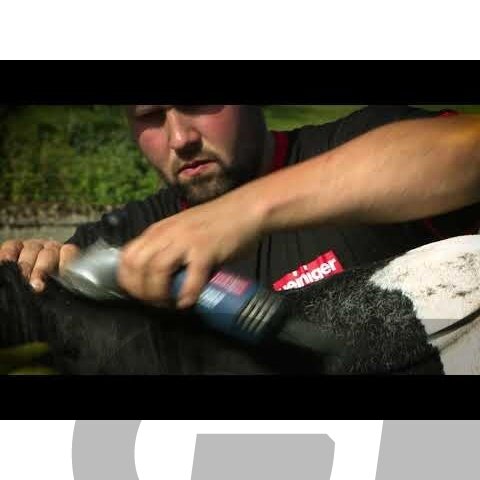 Heiniger Xperience 2-Speed 250W Tvirta ir profesionali 2 greičių žirgų ir galvijų kirpimo mašinėlė su 21/23 kirpimo galvute 2