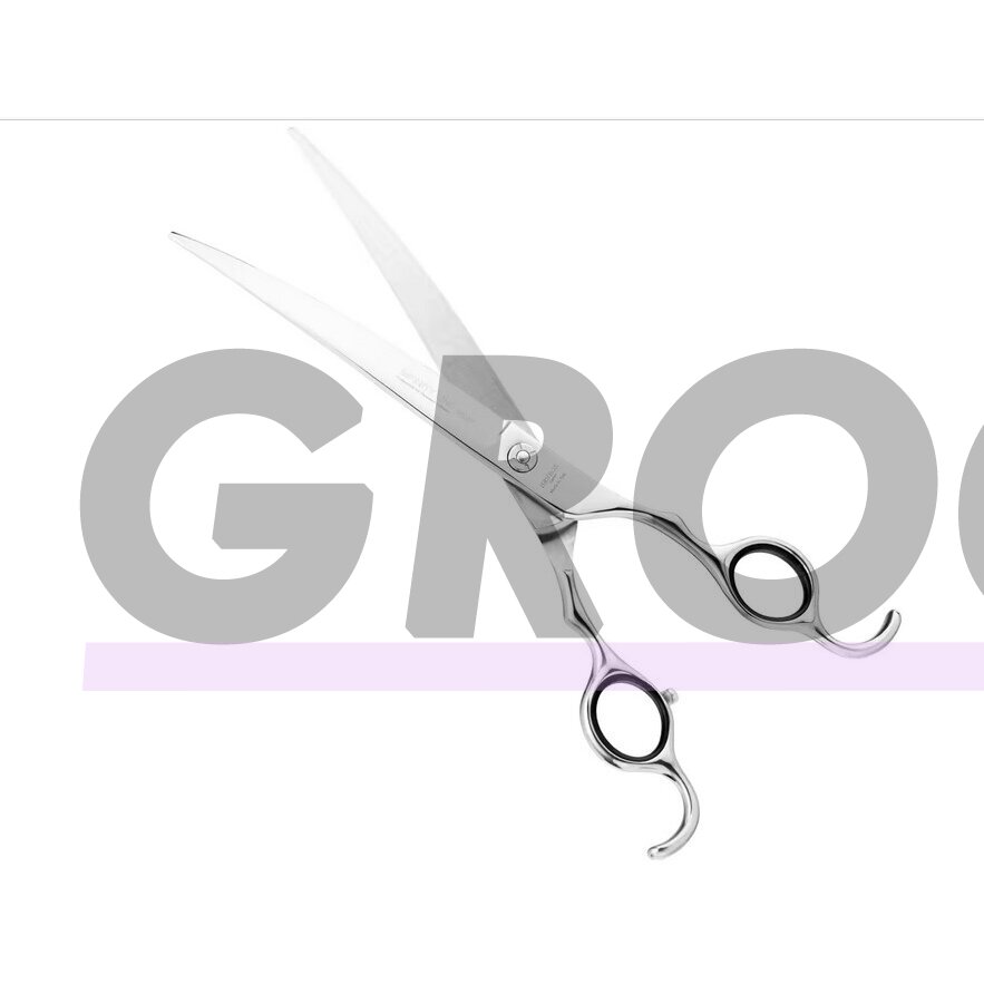 Henbor Infinity Pet Line Curved Scissors - профессиональные ножницы для животных, изогнутые - 8" 1 Henbor Infinity Pet Line Curved Scissors - профессиональные ножницы для животных, изогнутые - 8" 1